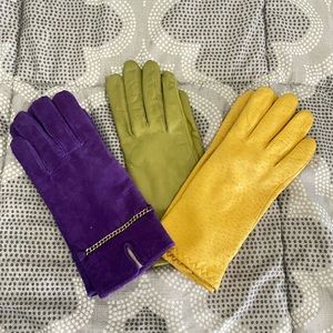 Leather Gloves NWOT Size L